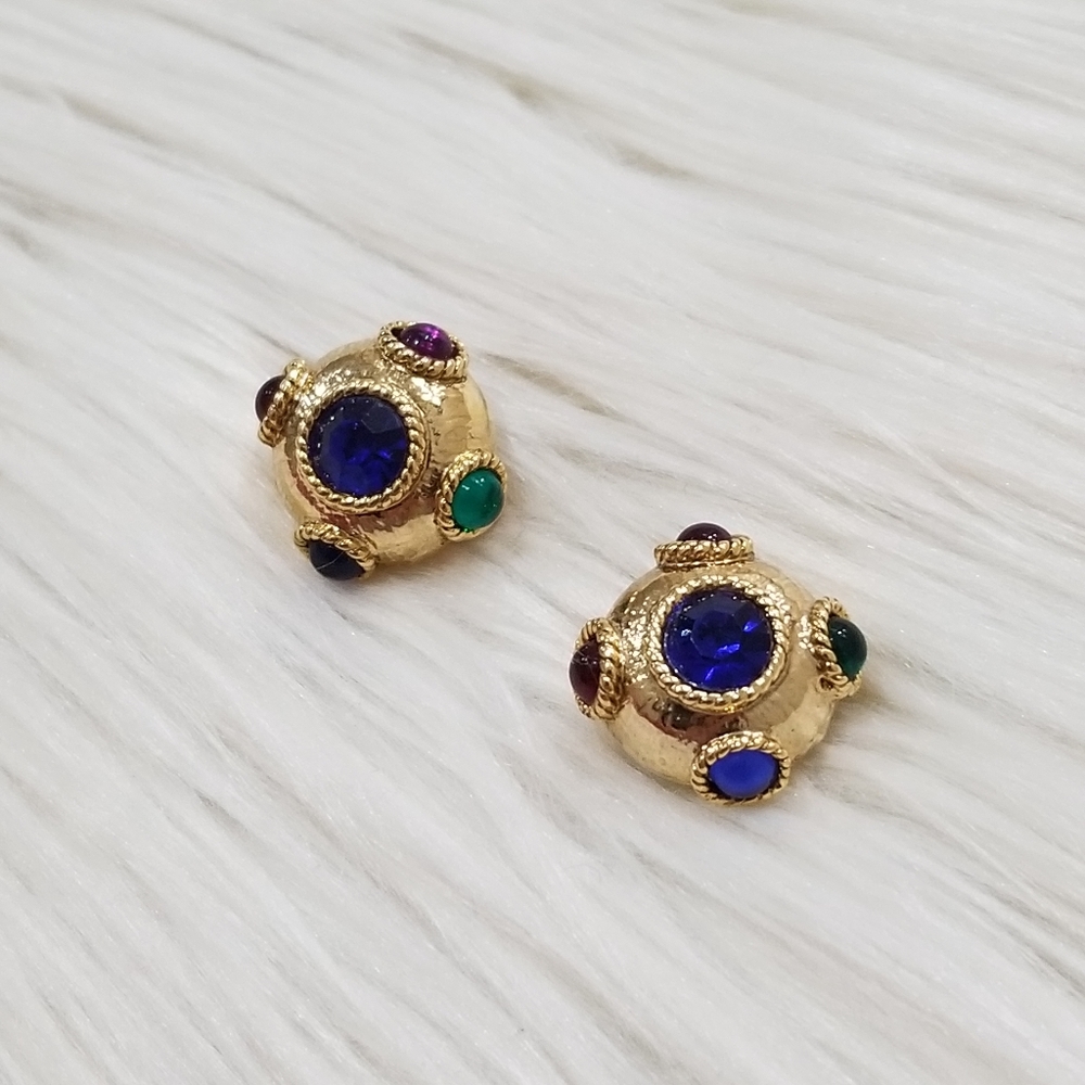 Vintage crystal earrings